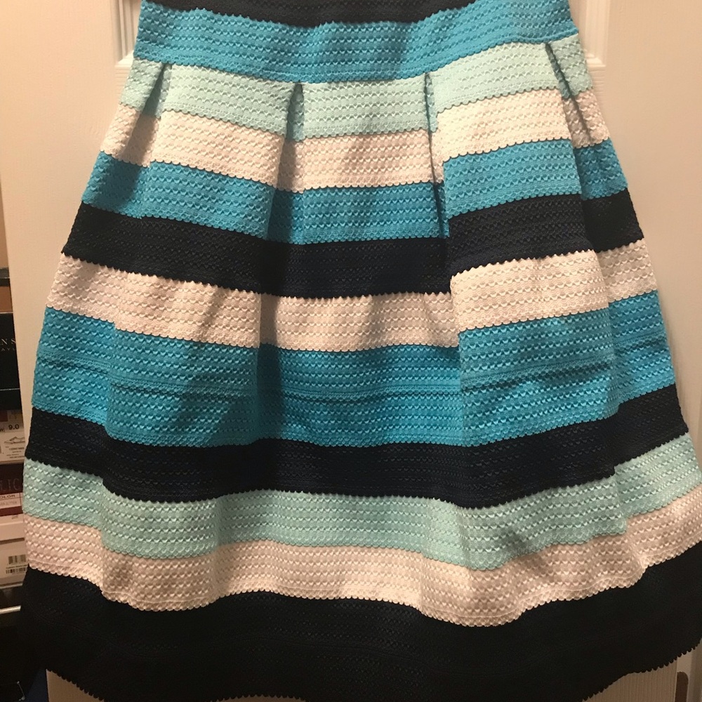 NY&CO Blue striped bandage skirt - Picture 2 of 3
